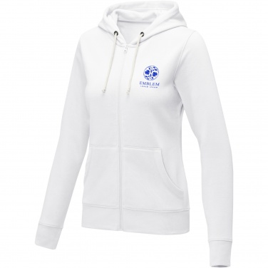 Logo trade corporate gifts image of: Theron women’s full zip hoodie