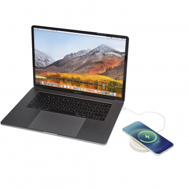 Logotrade promotional merchandise picture of: Naka 5W wheat straw wireless charging pad