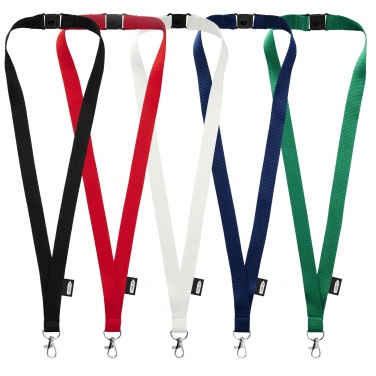 Logotrade corporate gifts photo of: Tom recycled PET lanyard with breakaway closure