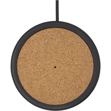 Logo trade promotional gifts picture of: Kivi 10W limestone/cork wireless charging pad