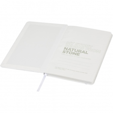 Logo trade business gift photo of: Breccia A5 stone paper notebook