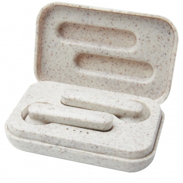 Logotrade promotional products photo of: Nantai wheat straw True Wireless earbuds