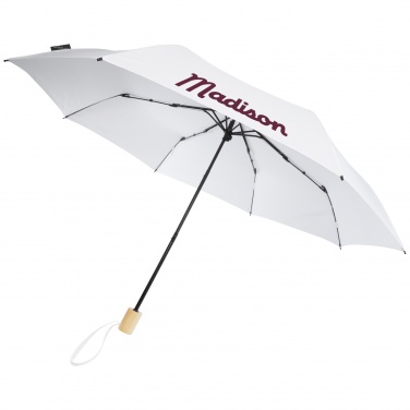 Logo trade promotional items image of: Birgit 21'' foldable windproof recycled PET umbrella