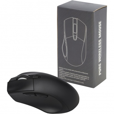 Logo trade promotional giveaway photo of: Pure wireless mouse with antibacterial additive