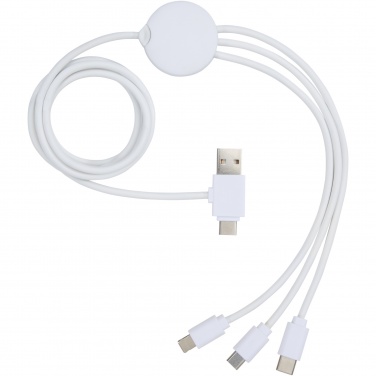 Logotrade promotional merchandise picture of: Pure 5-in-1 charging cable with antibacterial additive