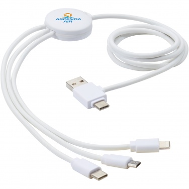 Logotrade promotional merchandise image of: Pure 5-in-1 charging cable with antibacterial additive