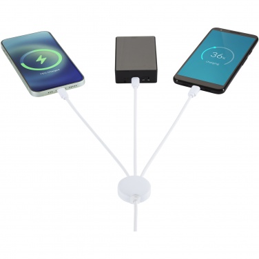 Logotrade advertising products photo of: Pure 5-in-1 charging cable with antibacterial additive