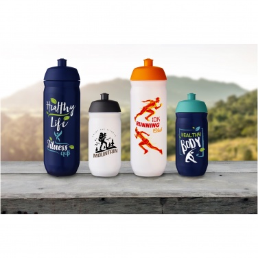 Logo trade promotional giveaway photo of: HydroFlex™ Clear 500 ml squeezy sport bottle