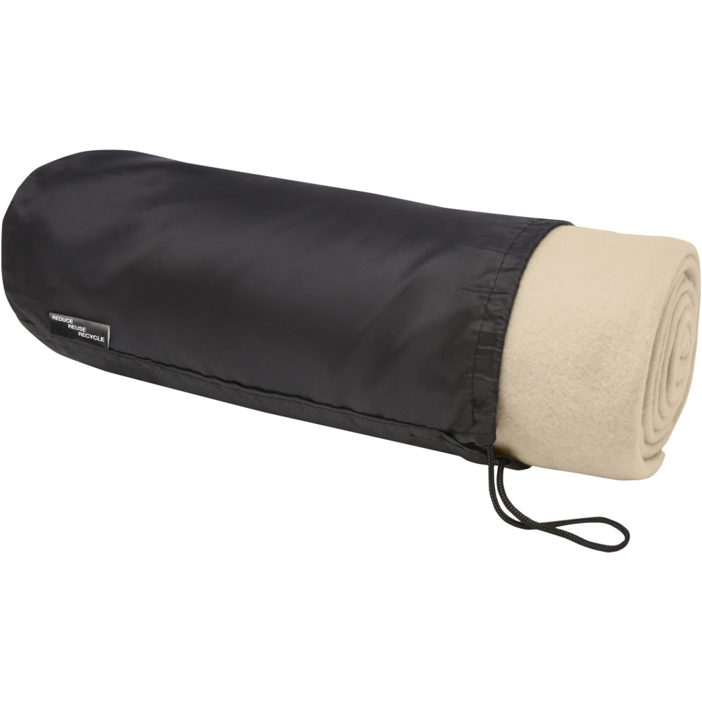 Logotrade promotional product picture of: Willow GRS RPET polar fleece blanket