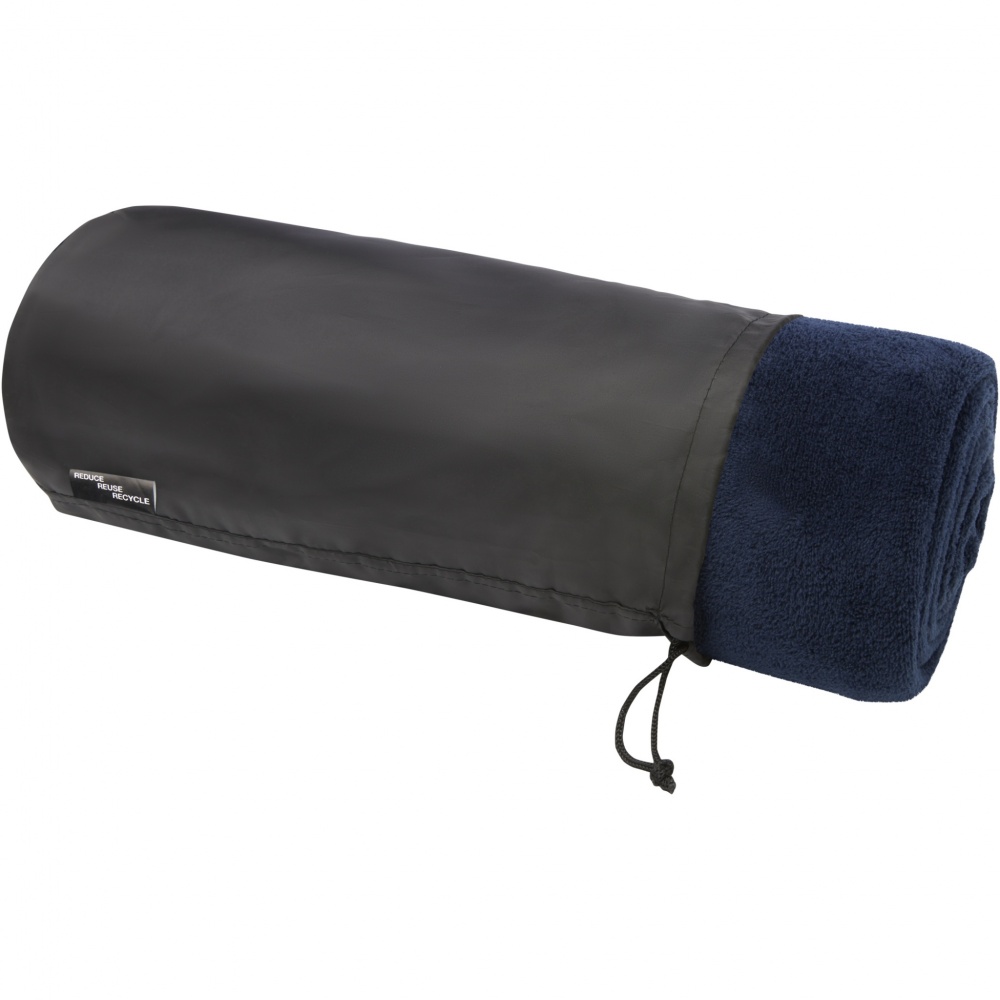 Logotrade advertising product picture of: Lily GRS certified RPET coral fleece blanket