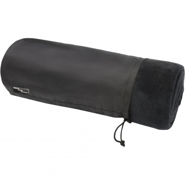 Logo trade promotional products picture of: Lily GRS certified RPET coral fleece blanket