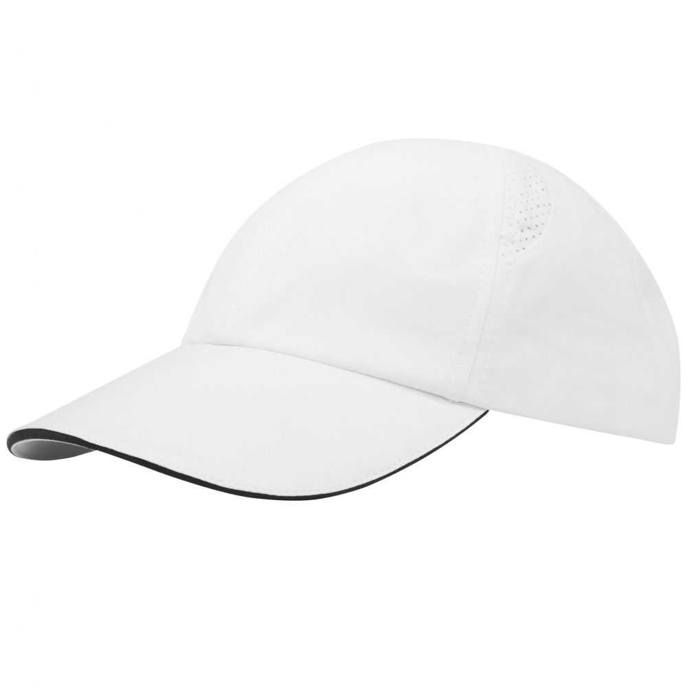 Logotrade corporate gift image of: Morion 6 panel GRS recycled cool fit sandwich cap