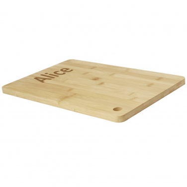 Logo trade promotional gifts image of: Harp bamboo cutting board