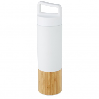 Logo trade corporate gifts picture of: Torne 540 ml  stainless steel bottle with bamboo outer wall