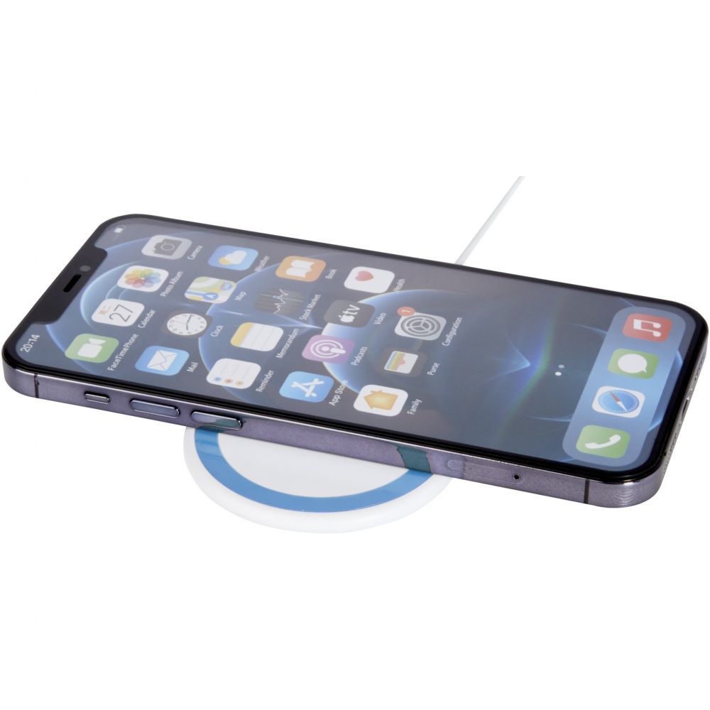 Logo trade promotional gift photo of: Peak 10W magnetic wireless charging pad
