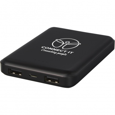 Logotrade business gift image of: Gleam 5000 mAh ultra slim light-up power bank