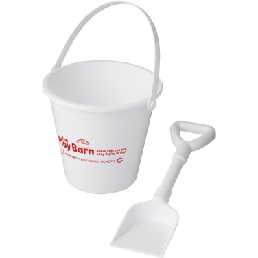 Logo trade promotional merchandise image of: Tides recycled beach bucket and spade