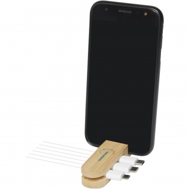 Logotrade advertising products photo of: Edulis bamboo cable manager 