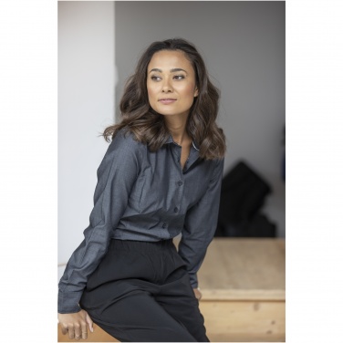 Logotrade promotional gift picture of: Cuprite long sleeve women's organic shirt