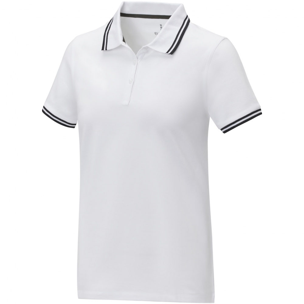 Logo trade business gifts image of: Amarago short sleeve women's tipping polo
