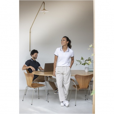Logo trade corporate gifts image of: Amarago short sleeve women's tipping polo