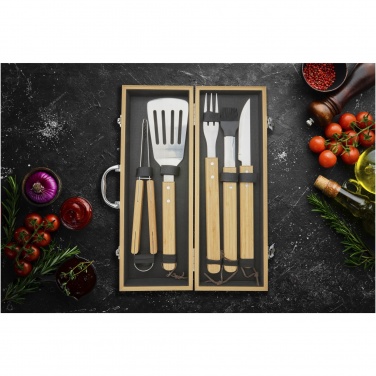 Logo trade promotional merchandise picture of: Churras 5-piece BBQ set