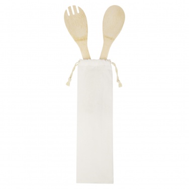 Logotrade advertising products photo of: Endiv bamboo salad spoon and fork
