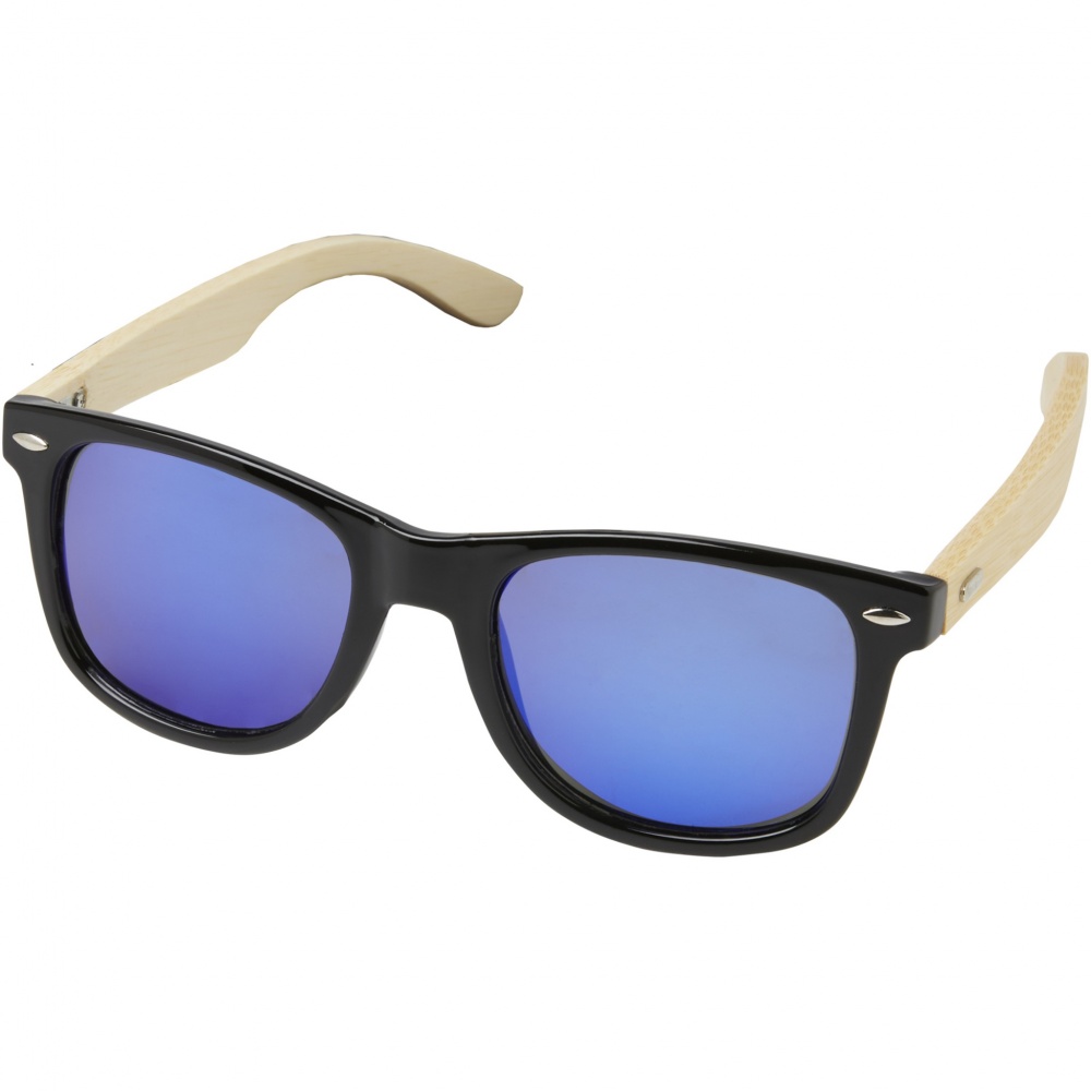 Logotrade promotional giveaways photo of: Taiyō rPET/bamboo mirrored polarized sunglasses in gift box