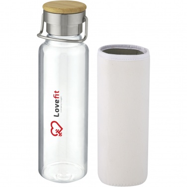 Logo trade promotional gifts picture of: Thor 660 ml glass bottle with neoprene sleeve