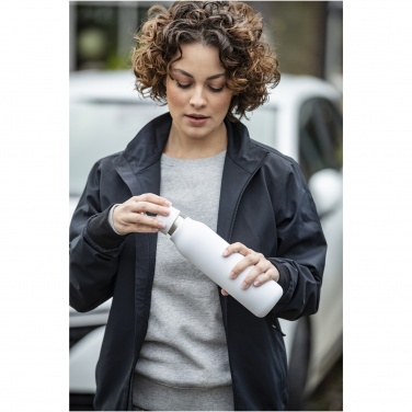 Logo trade promotional products image of: Marka 600 ml copper vacuum insulated bottle with metal loop