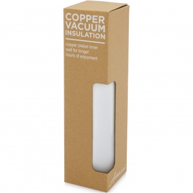 Logo trade business gift photo of: Marka 600 ml copper vacuum insulated bottle with metal loop