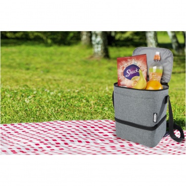 Logo trade promotional gifts picture of: Tundra 9-can GRS RPET lunch cooler bag 9L