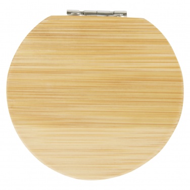 Logo trade promotional products picture of: Afrodit bamboo pocket mirror