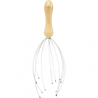 Logo trade promotional gifts picture of: Hator bamboo head massager