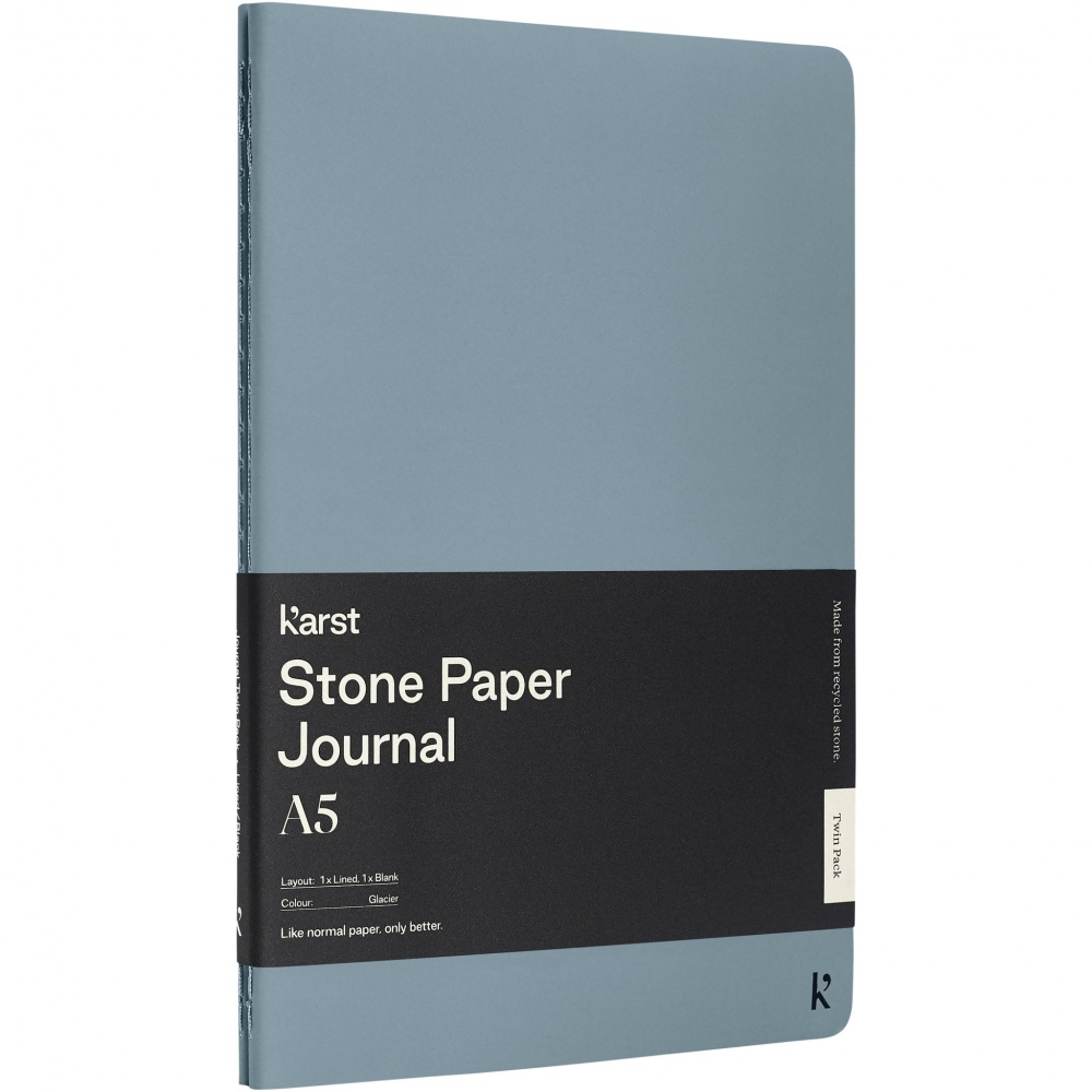 Logotrade promotional items photo of: Karst® A5 stone paper journal twin pack
