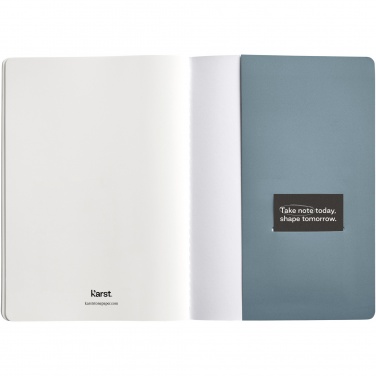 Logo trade promotional merchandise picture of: Karst® A5 stone paper journal twin pack