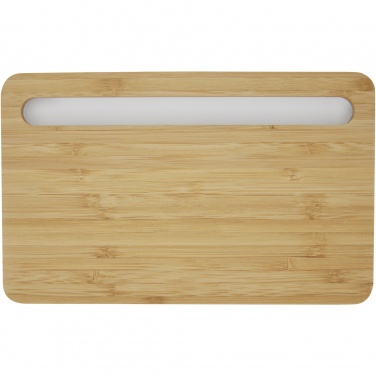 Logo trade promotional giveaways image of: Medake 10W bamboo wireless charger