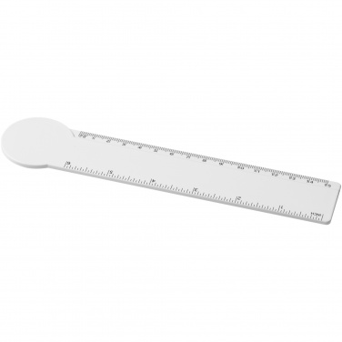 Logotrade promotional product image of: Tait 15 cm circle-shaped recycled plastic ruler 