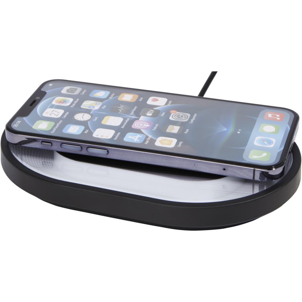 Logotrade corporate gift picture of: Ray wireless charging pad with RGB mood light