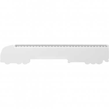 Logo trade promotional items picture of: Tait 30cm lorry-shaped recycled plastic ruler
