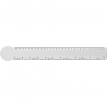 Logotrade promotional giveaway picture of: Tait 30cm circle-shaped recycled plastic ruler