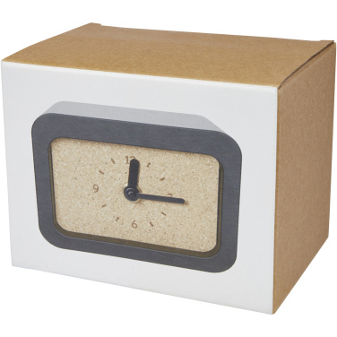 Logo trade advertising products image of: Momento wireless limestone charging desk clock