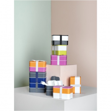 Logo trade promotional merchandise image of: MIYO double layer lunch box