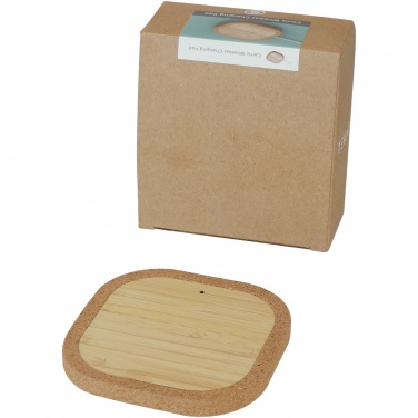 Logotrade promotional gift picture of: Cerris 15W cork wireless charging pad