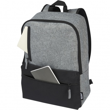 Logo trade advertising products picture of: Reclaim 15" GRS recycled two-tone laptop backpack 14L