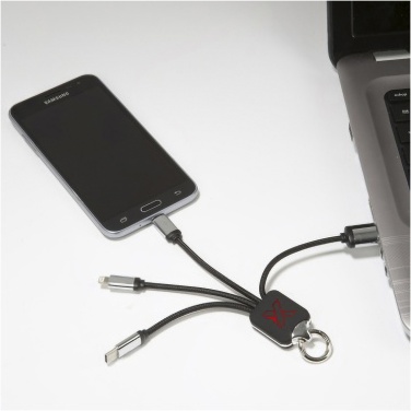 Logotrade promotional gift picture of: SCX.design C15 quatro light-up cable