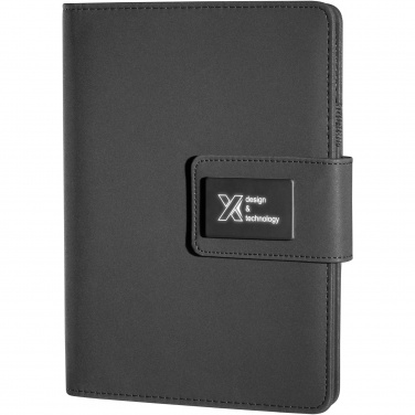 Logo trade promotional gifts picture of: SCX.design O16 A5 light-up notebook power bank