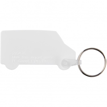 Logotrade promotional products photo of: Tait van-shaped recycled keychain