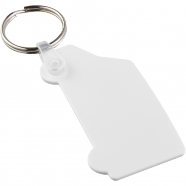 Logotrade promotional giveaways photo of: Tait van-shaped recycled keychain