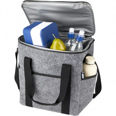 Logo trade advertising products picture of: Felta GRS recycled felt bottle cooler bag 21L